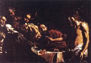 PRETI, Mattia St John Reproaching Herod af oil painting on canvas
